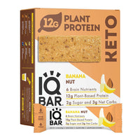Iqbar Banana Nut Bars, 12 Ea