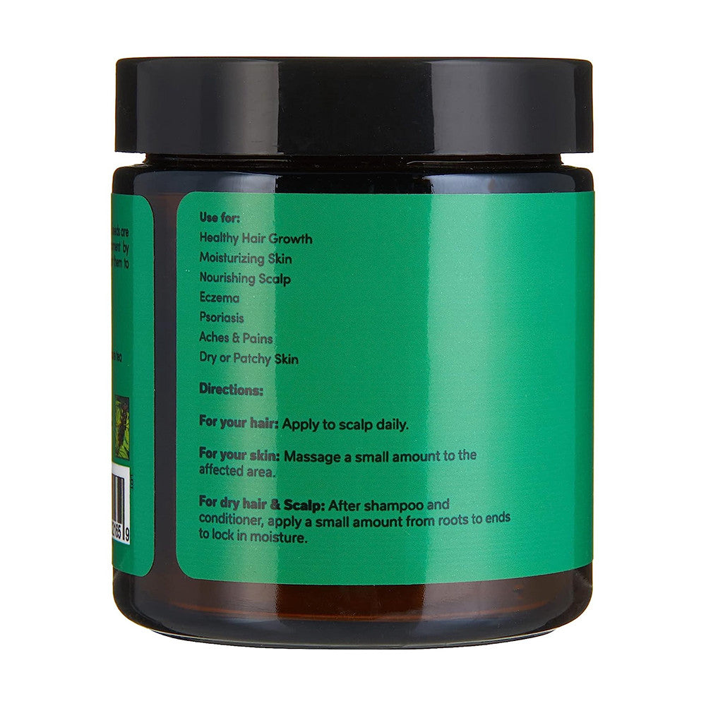 Sunny Isle Jamaican Black Castor Oil, Pure Butter infused with Tea Tree Oil, Hair Moisturize, 4 Oz