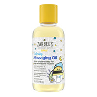 Zarbees Baby Calming Massage Oil for Bedtime Lavender and Chamomile, 4 Oz