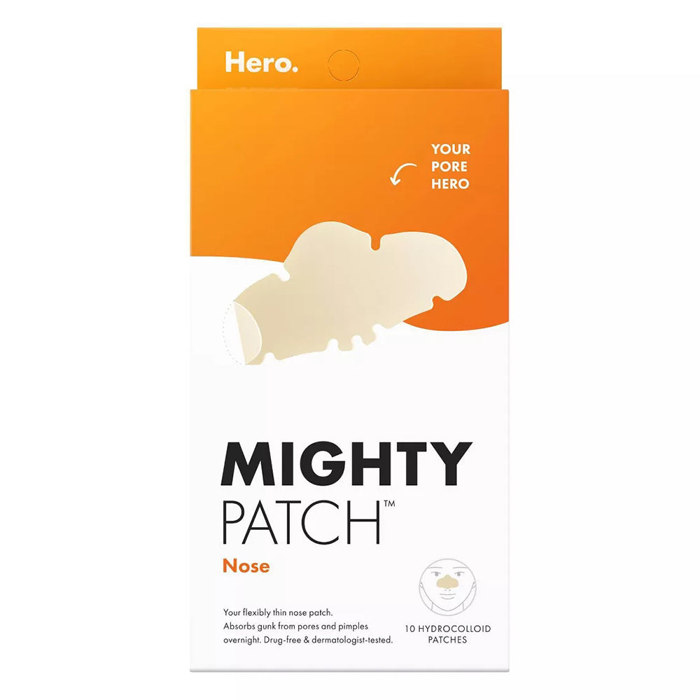 Hero Cosmetics Mighty Patches Nose for Blackhead Removal and Pore Cleansing 10Ea