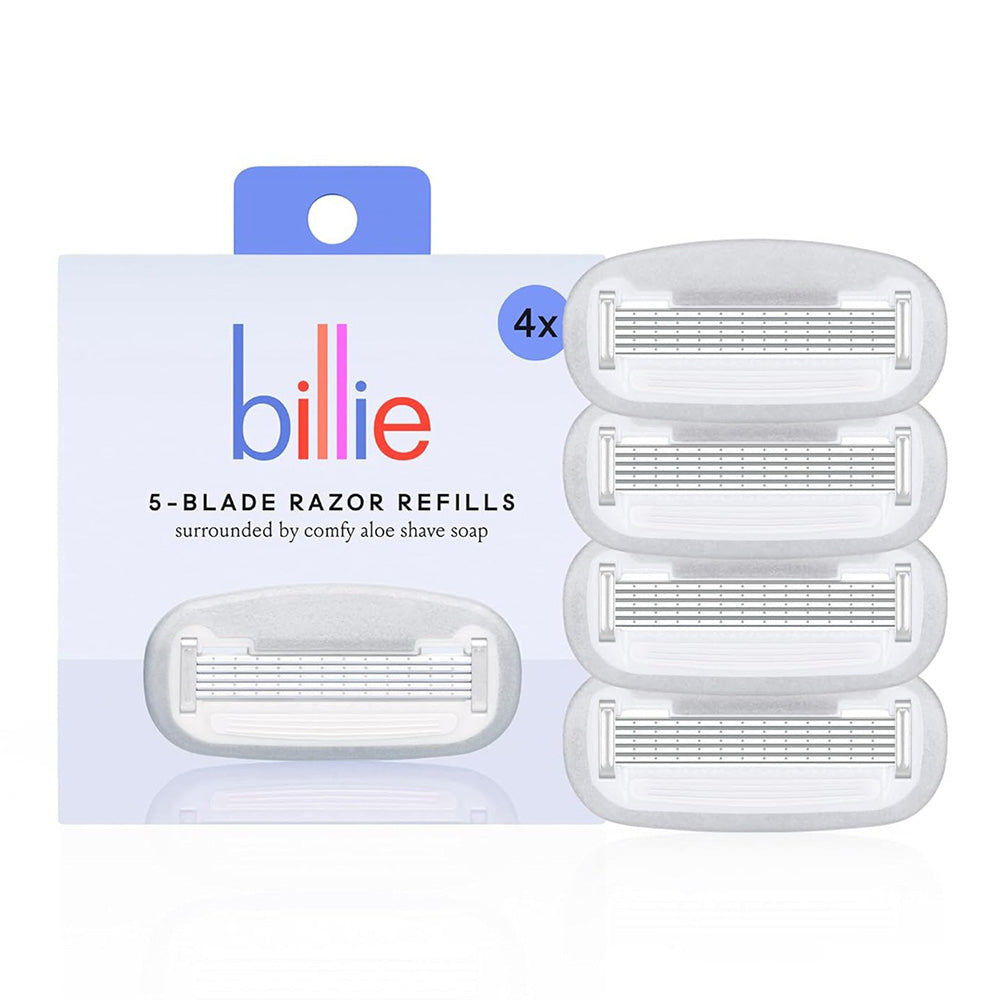 Billie Razor Blade Refills 5 Blade for Women 4Ea