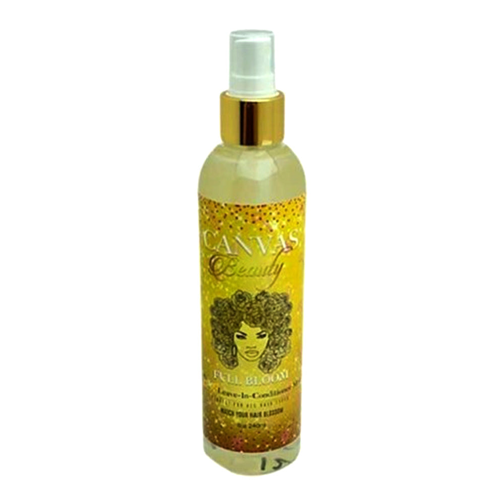 Canvas Beauty Full Bloom Leave-In Conditioner Mist for Hair Soft Smooth and Shiny 8Oz (240ml)