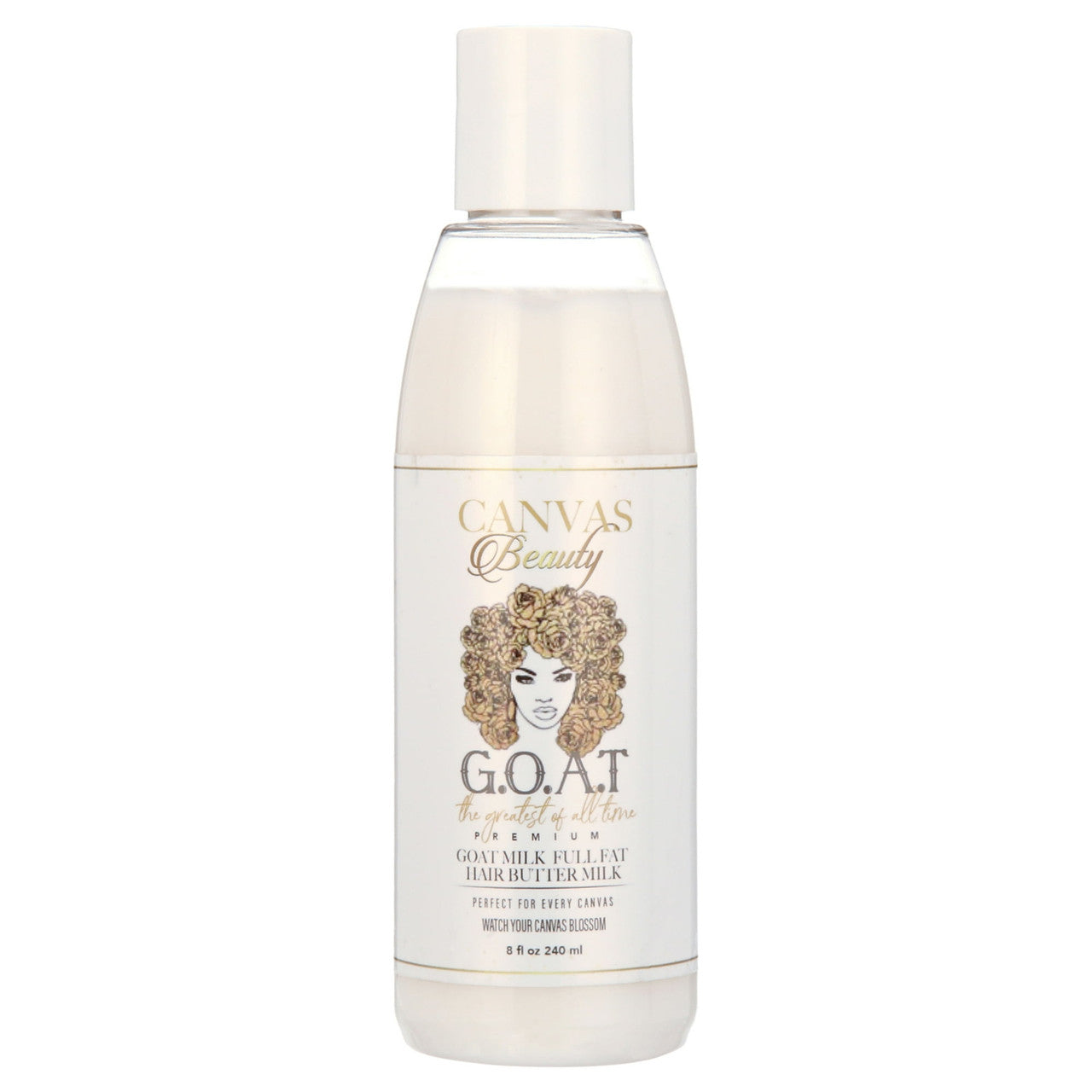 Canvas Beauty Goat Milk Full Fat Hair Butter Milk, 8 Oz