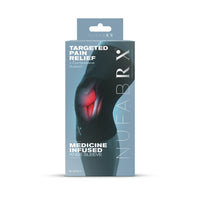 Nufabrx Capsaicin Infused Compression Knee Sleeve, Black, 1 Ea