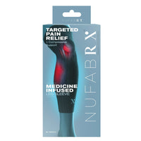 Nufabrx Capsaicin Infused Compression Lower Leg Sleeve, 1 Ea