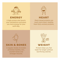 KOS Nature Powered Organic Plant Protein Powder, Vanilla Flavor, 13.05 Oz