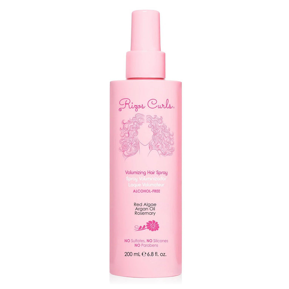 Rizos Curls Volumizing Curl Hair Spray for All Hair Types Wavy Curly Coily and Kinky 6.8Oz (200ml)