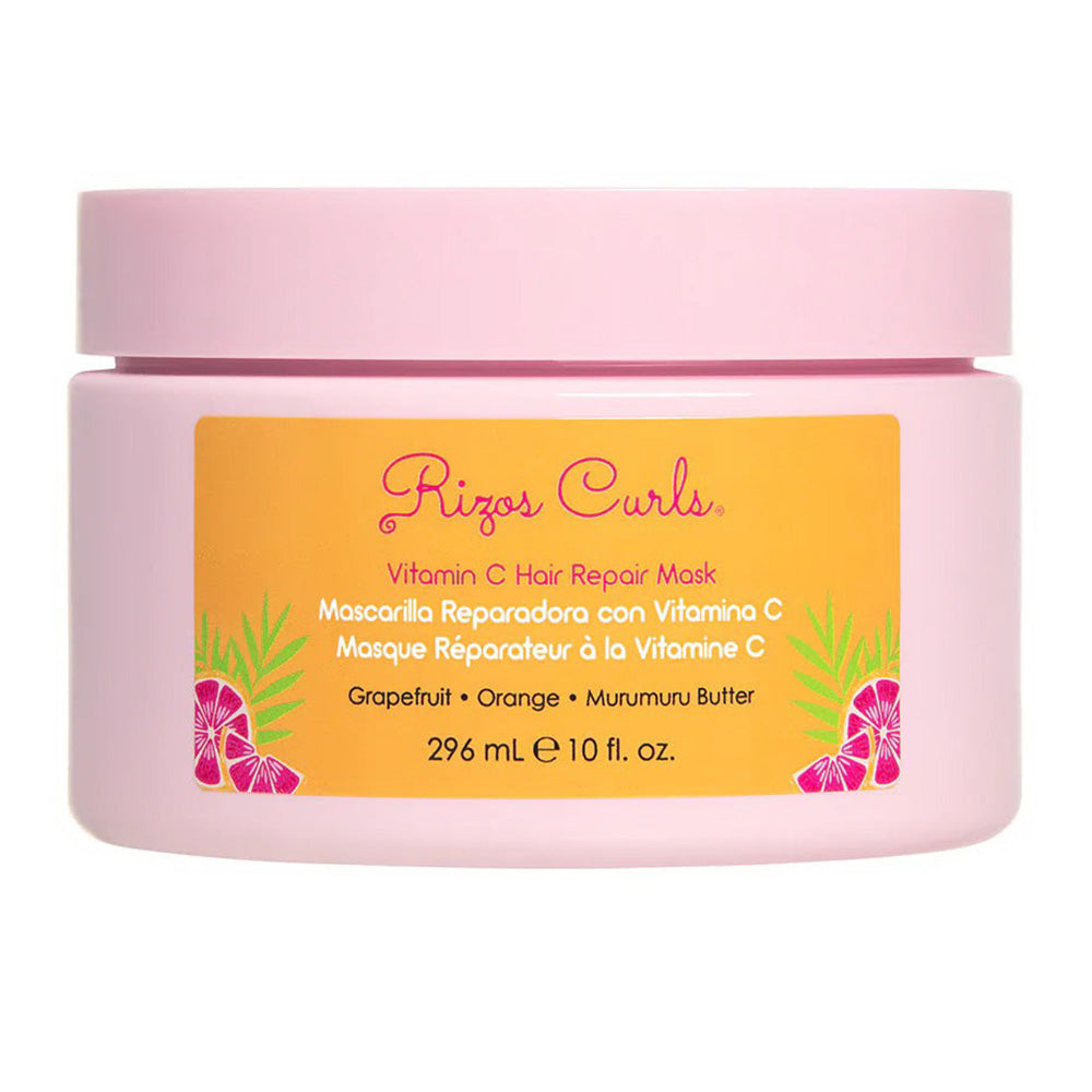 Rizos Curls Vitamin C Hair Repair Mask for Deeply Moisturize and Soften 10Oz (296ml)