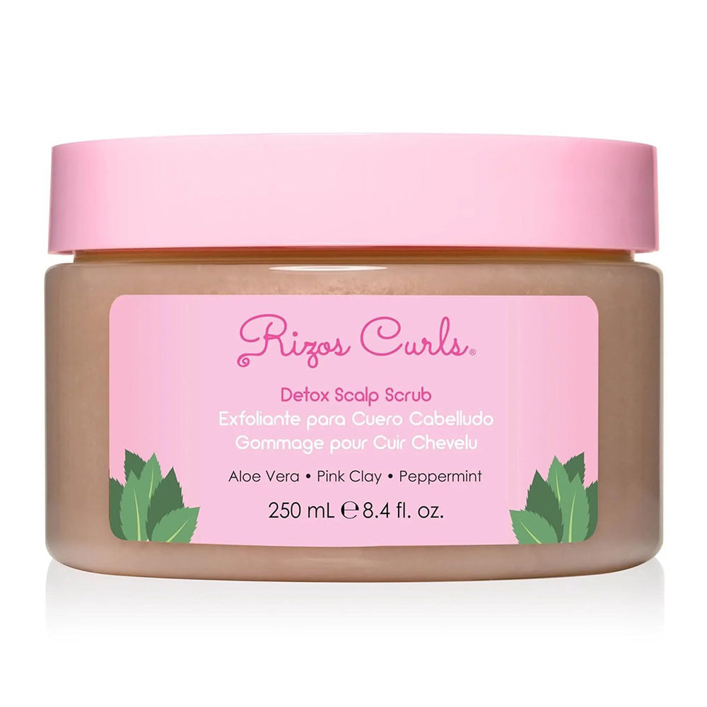 Rizos Curls Detox Scalp Scrub for Smooth Itchy Scalp 8.4Oz (250ml)
