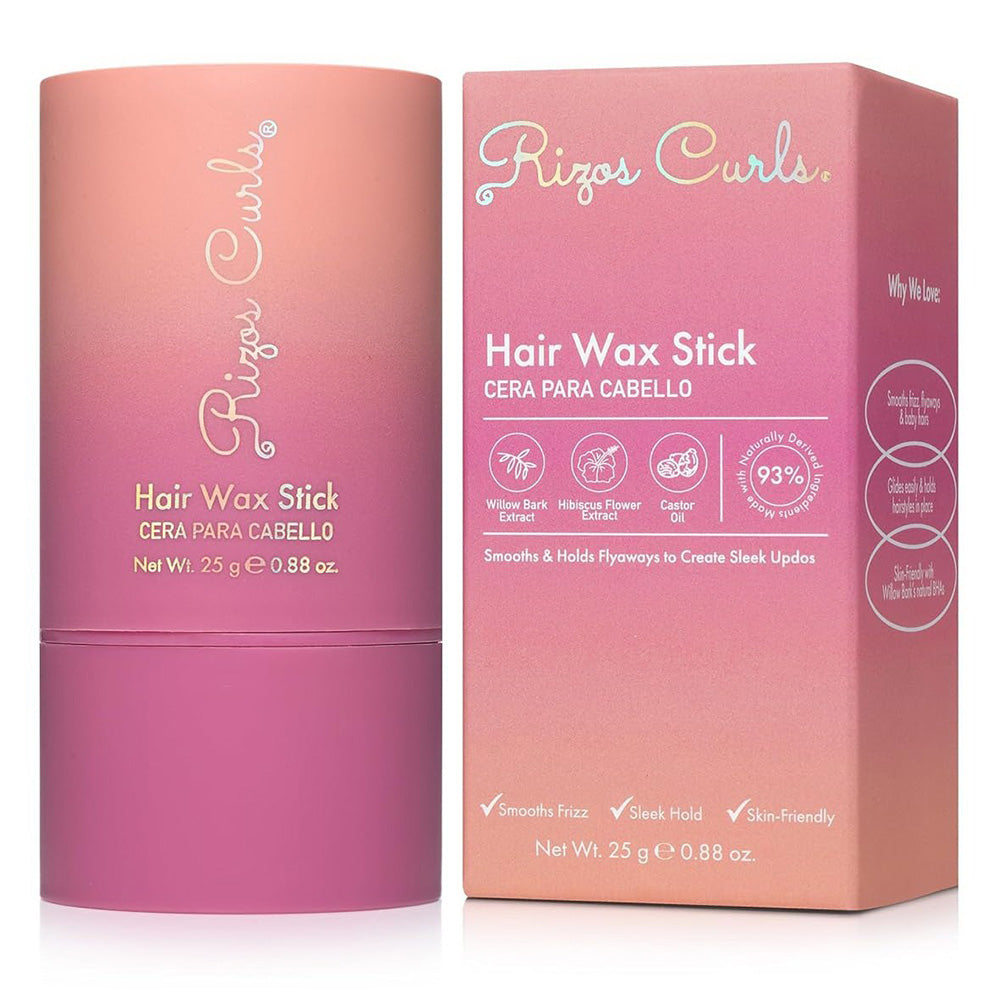 Rizos Curls Hair Wax Stick for Anti Itch Frizz Control and Moisturizing Hair 0.88Oz (25g)