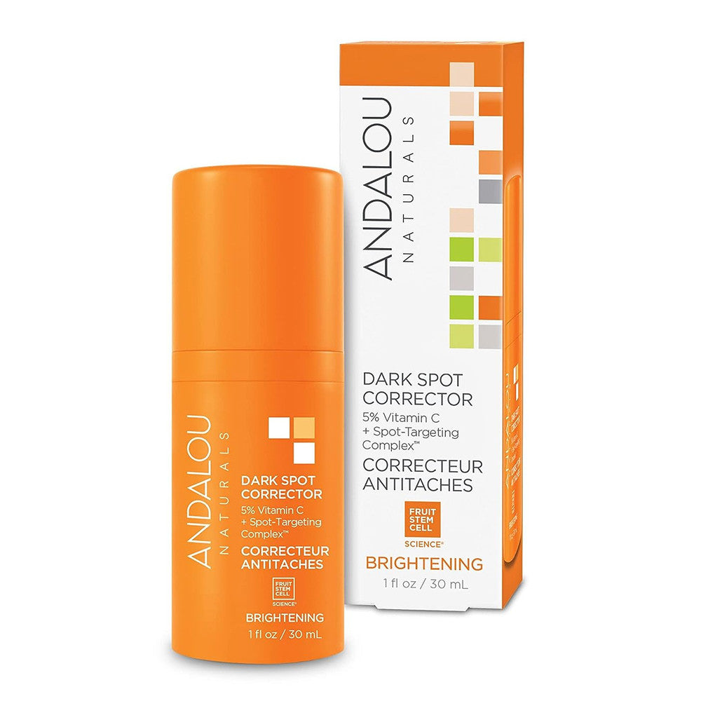 Andalou Naturals Dark Spot Corrector, Brightening Face Serum, 1 Oz