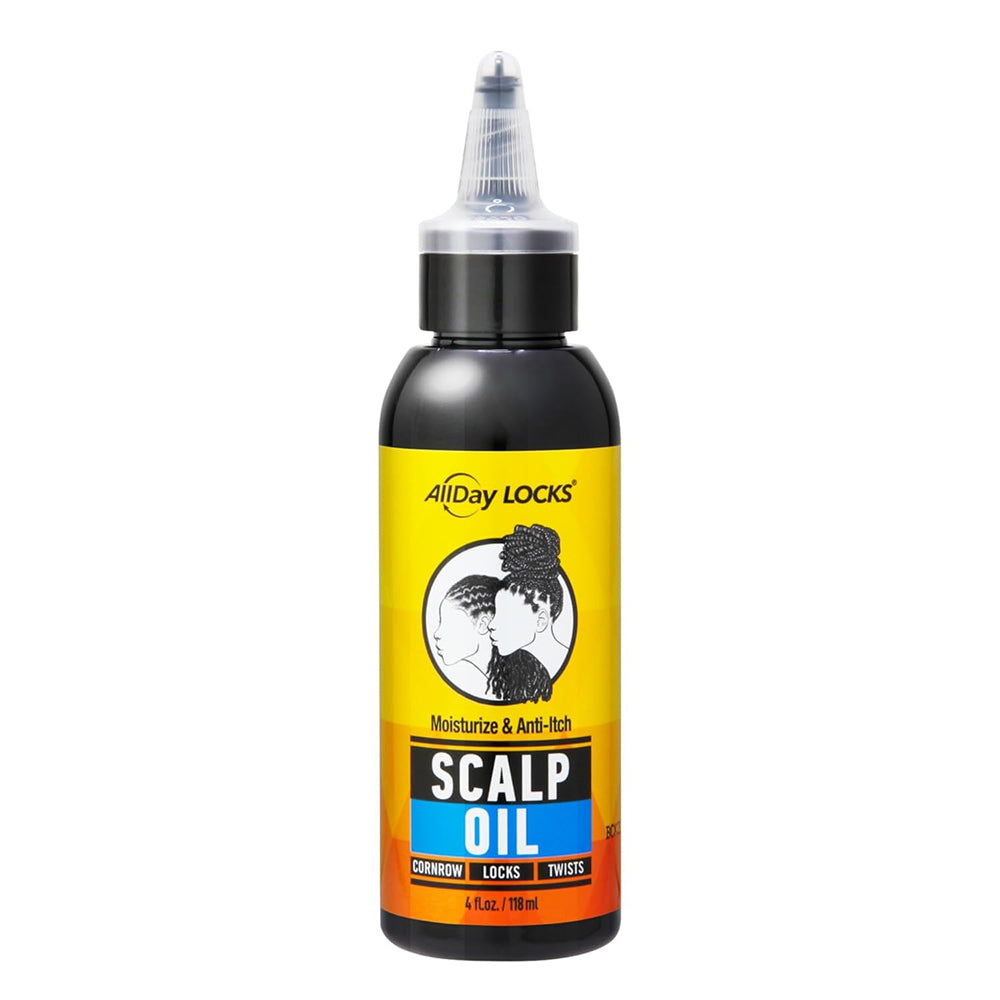 AllDay Locks Moisturize and Anti Itch Scalp Oil 4Oz (118ml)