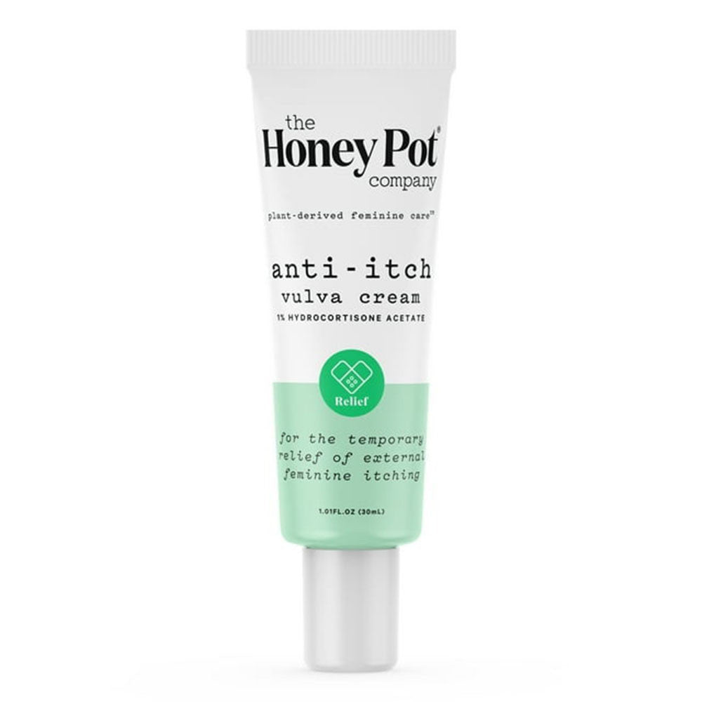 The Honey Pot Company Feminine Anti Itch Cream with 1% Hydrocortisone, 1 Oz