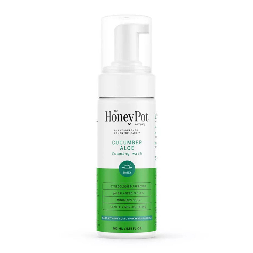 The Honey Pot Company Cucumber Aloe Foaming Wash, Feminine Care, 5.51 Oz