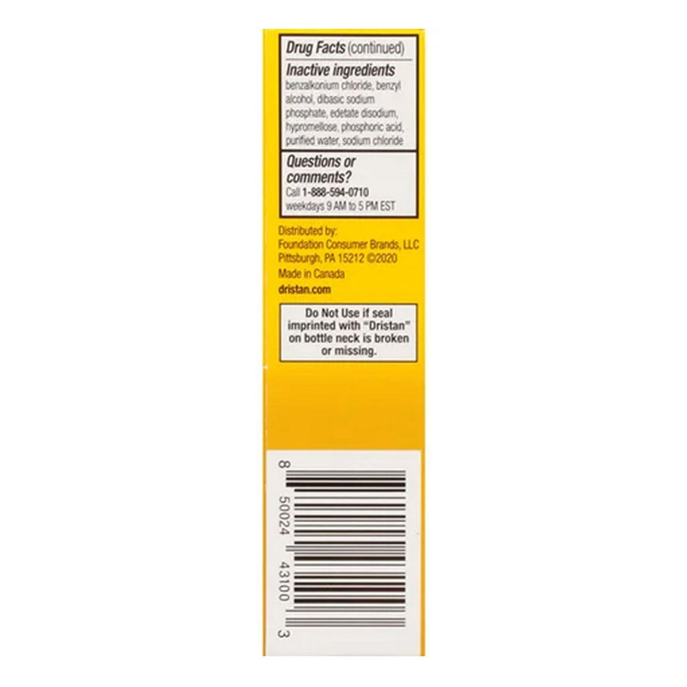 Dristan Nasal Spray Decongestant, 12 Hours, 0.5 Oz