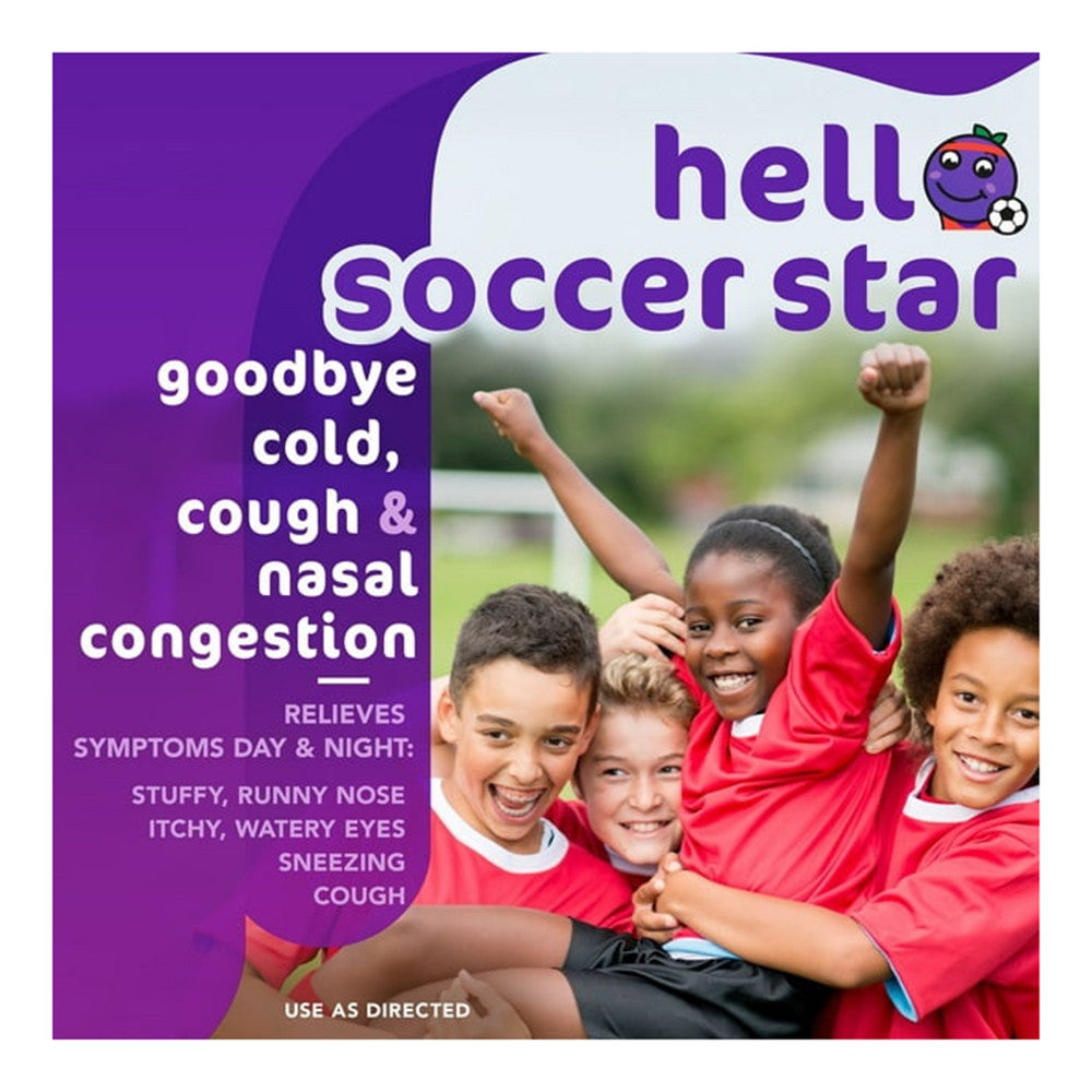 Dimetapp Childrens Day And Night, Cold And Cough, Nighttime Medicine, Antihistamine, Grape Flavor, Alcohol-Free, 2 Liquid Bottles, 4 Oz Each