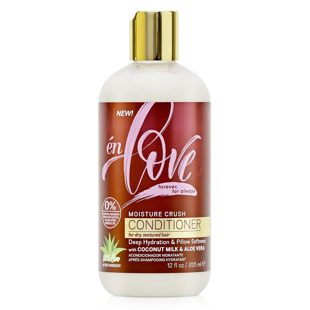 EN Love Moisture Crush Hair Conditioner with Coconut Milk and Aloe Vera 12Oz (355ml)