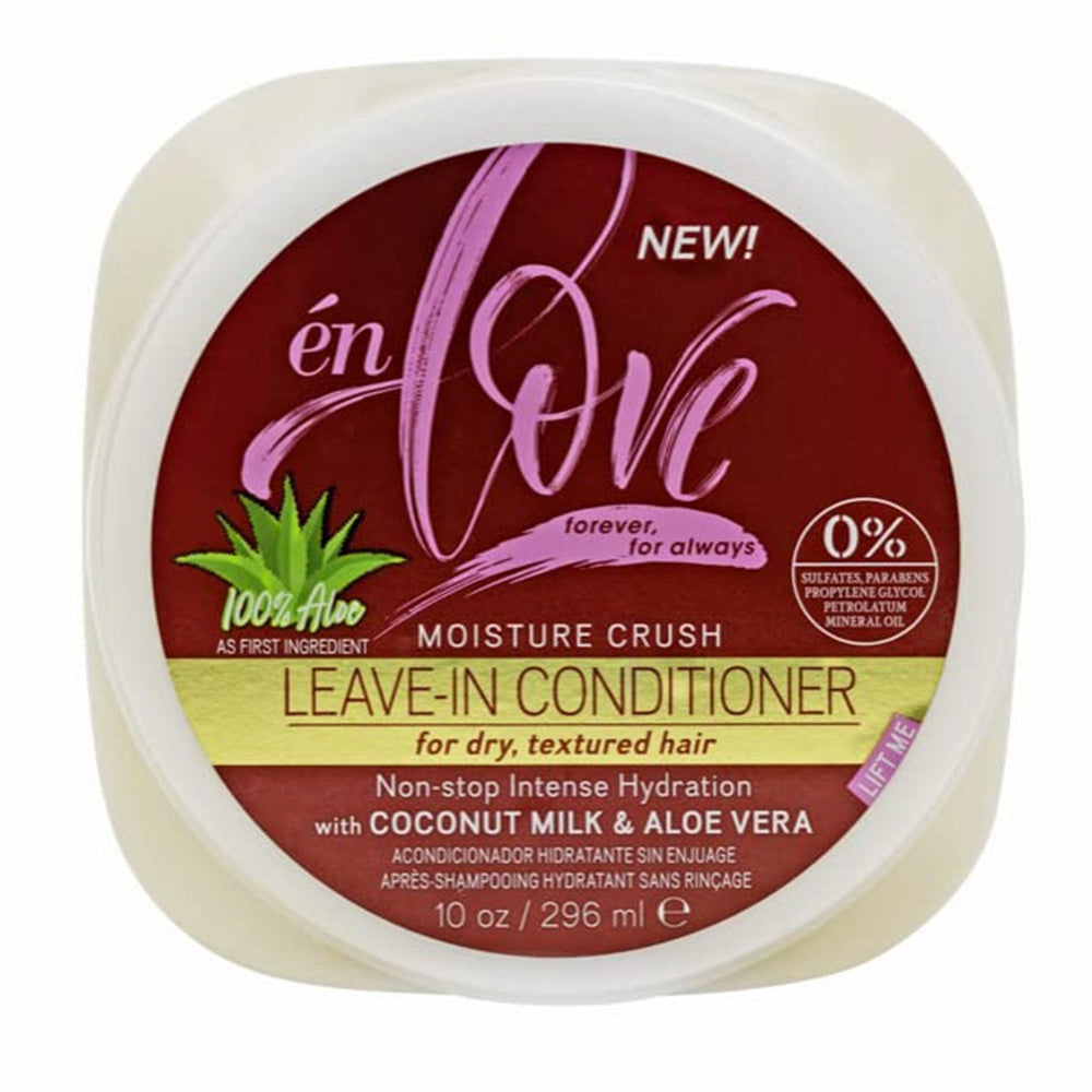 EN Love Moisture Crush Leave In Hair Conditioner with Coconut Milk and Aloe Vera 10Oz (296ml)