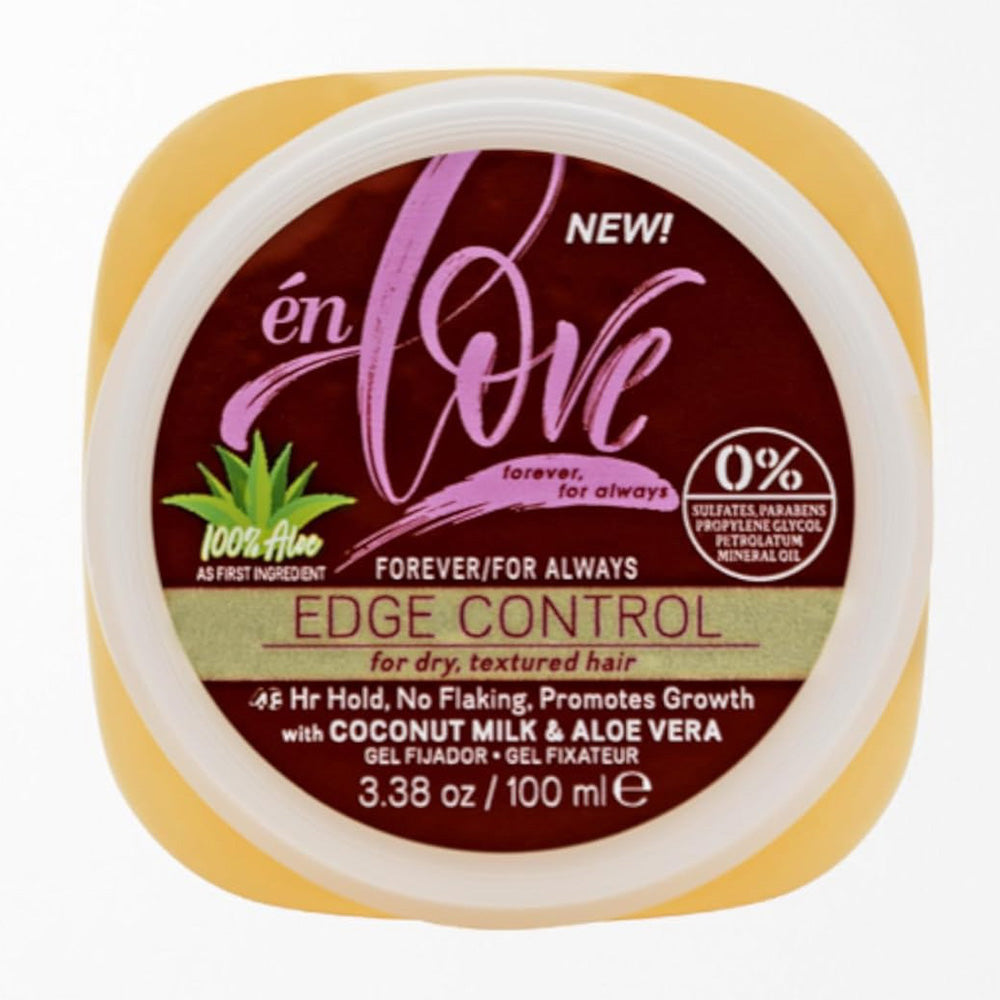 EN Love Forever Edge Control Gel for Dry Textured Hair 3.38Oz (100ml)