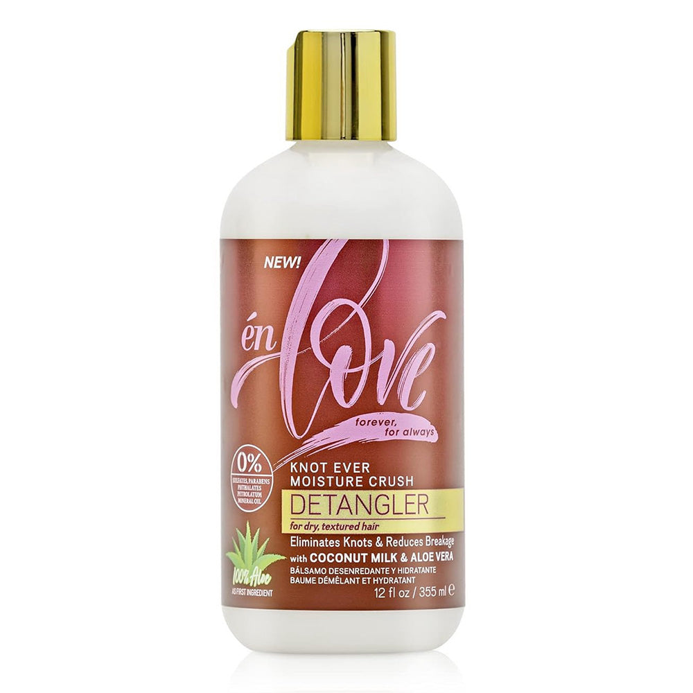 EN Love Knot Ever Moisture Crush Hair Detangler with Coconut Milk and Aloe Vera 12Oz (355ml)