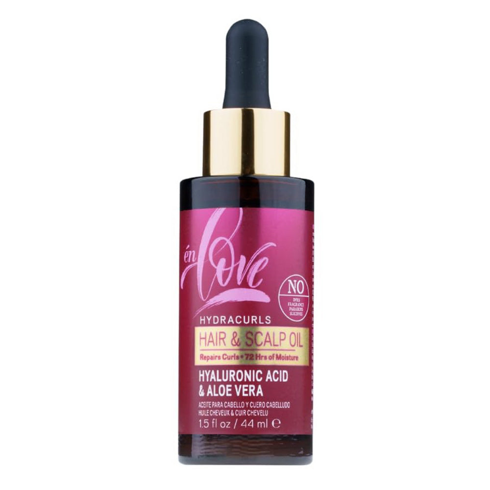 EN Love HydraCurls Hair and Scalp Oil with Hyaluronic Acid and Aloe Vera 1.5Oz (44ml)