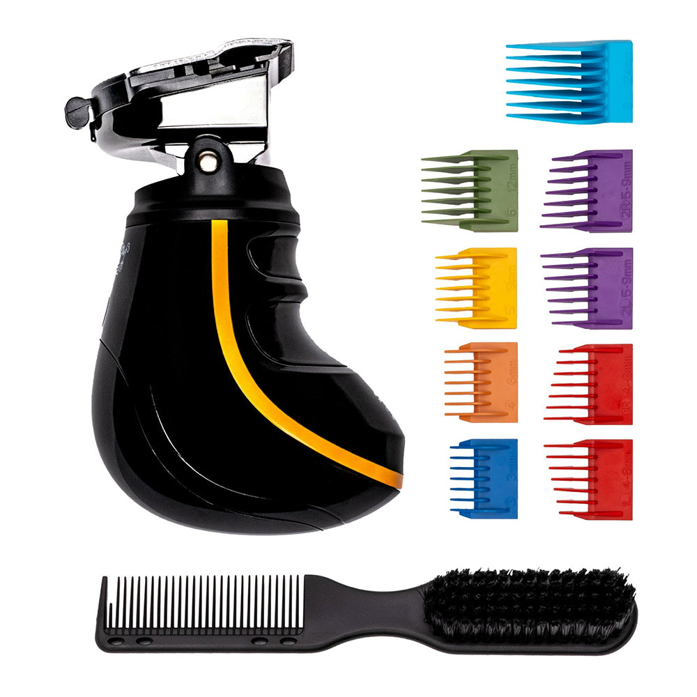 Buzz Buddy 360 Swivel Head Clipper and Trimmer Ceramic Blade Quiet 7000 RPM Motor and Cordless Kit 1Ea