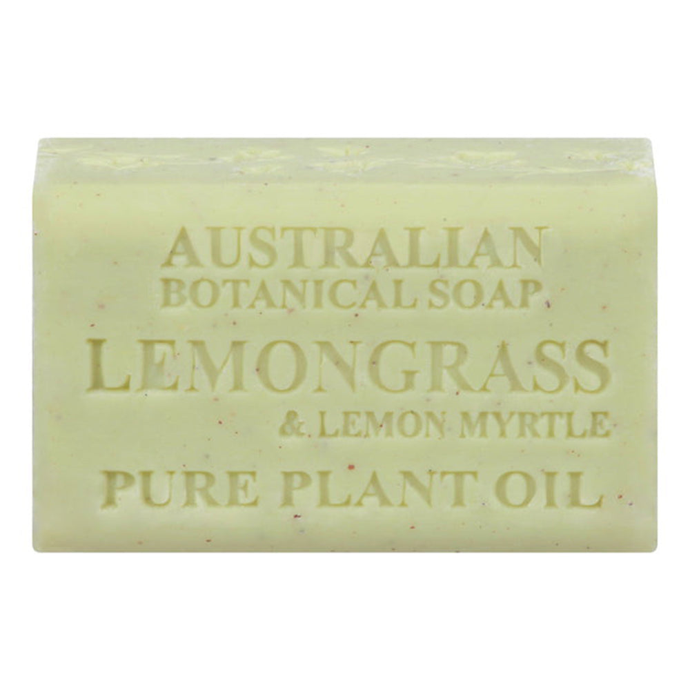 Australian Botanical Bar Soap Lemongrass and Lemon Myrtle for Refreshing and Uplifting the Skin 6.6Oz (187g)