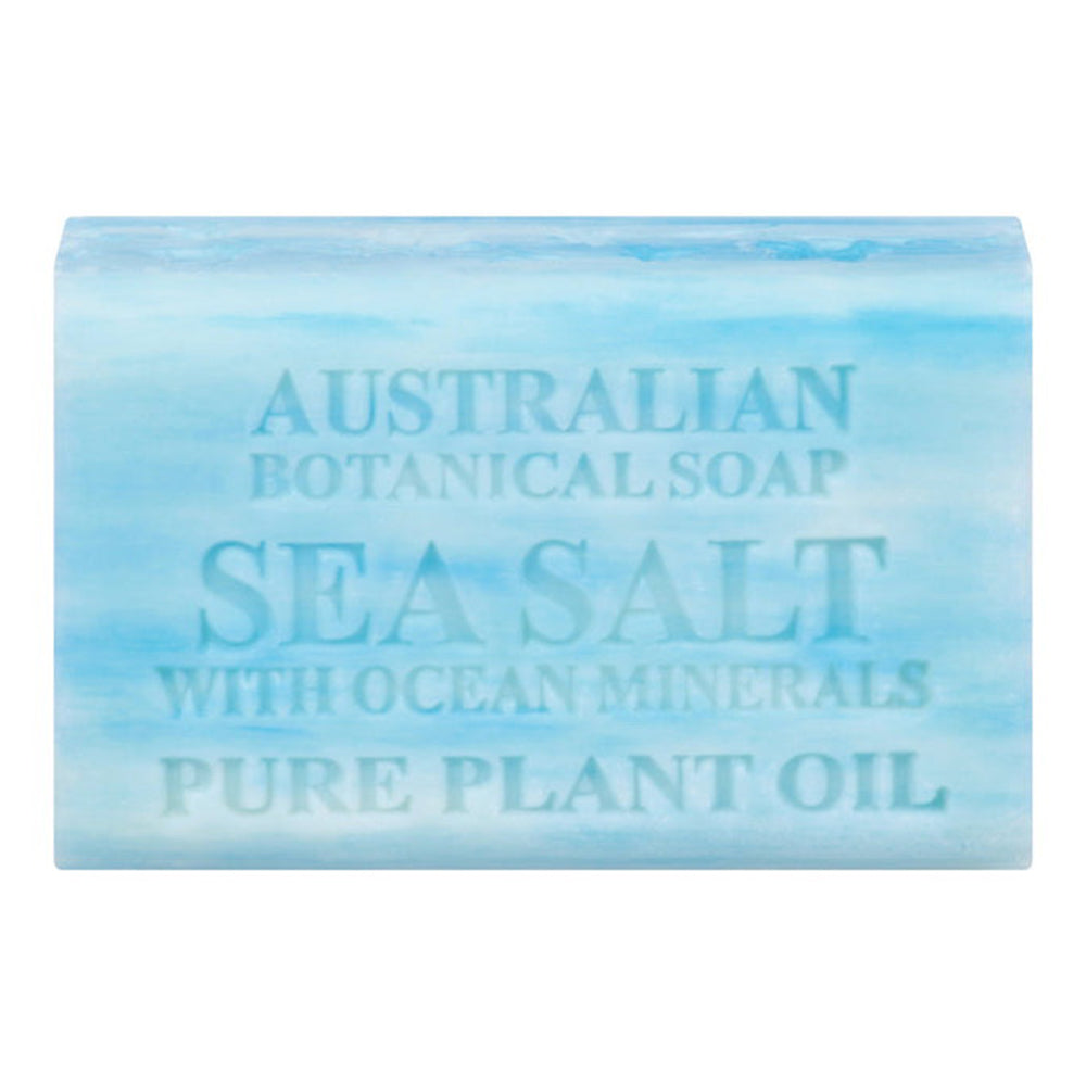 Australian Botanical Bar Soap Sea Salt with Ocean Minerals Pure Plant Oil for Refreshing the Skin 6.6Oz (187g)