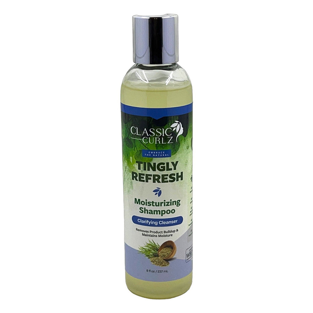 Classic Curlz Tingly Refresh Moisturizing Hair Shampoo 8Oz (237ml)