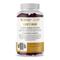 Om Mushroom Superfood Lions Mane Mushroom Gummies, Support Memory, 60 Ea