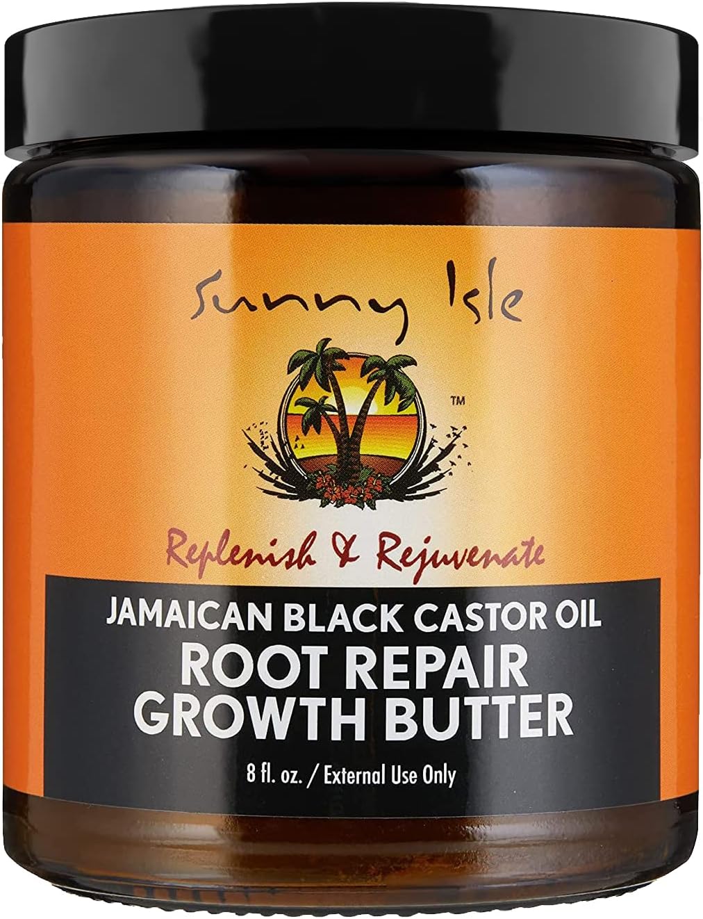 Sunny Isle Jamaican Black Castor Oil Root Repair Growth Butter for All Hair and Skin Types 8Oz