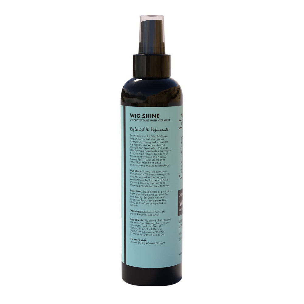 Sunny Isle Just For Wig, Weave and Extensions, Wig Shine, 8 Oz