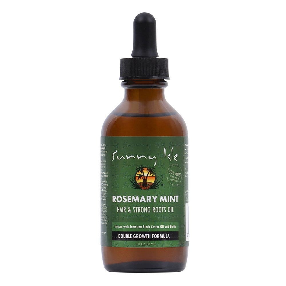 Sunny Isle Rosemary Mint Hair and Strong Roots Oil, 3 Oz