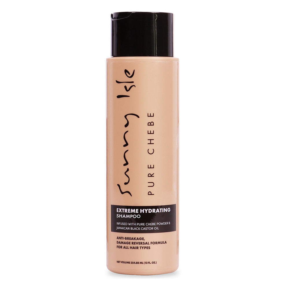 Sunny Isle Pure Chebe Extreme Hydrating Shampoo for All Hair Types, 12 Oz
