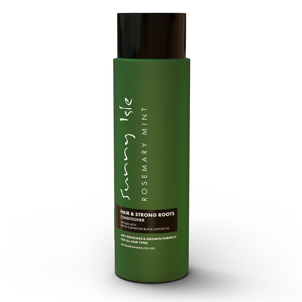 Sunny Isle Rosemary Mint Hair and Strong Roots Hair Conditioner with Biotin Jamaican Black Castor Oil 12Oz (354.88ml)