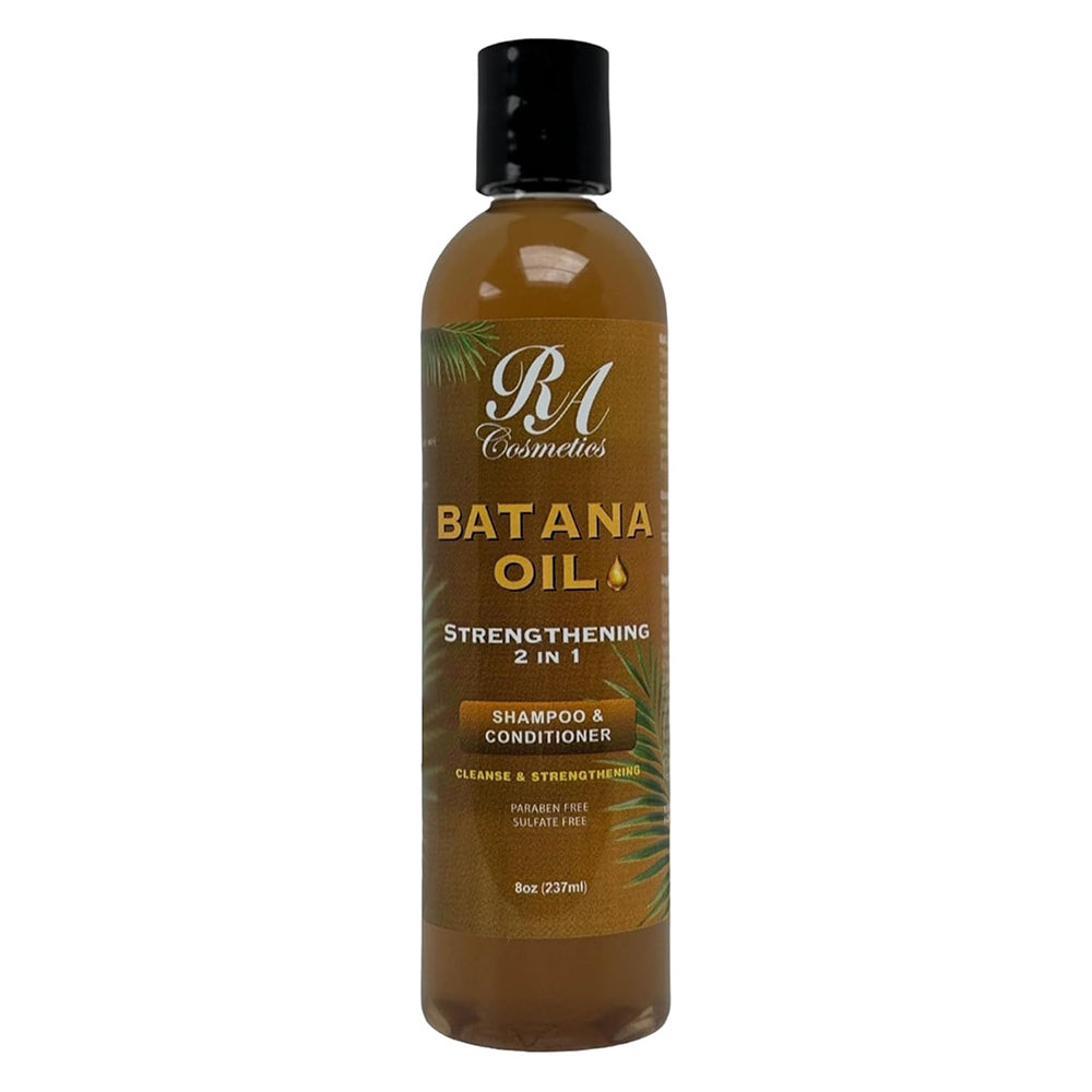 RA Cosmetics Batana 2 in 1 Shampoo Conditioner Nourishing Hair Cleanser and Conditioner 8Oz (237ml)