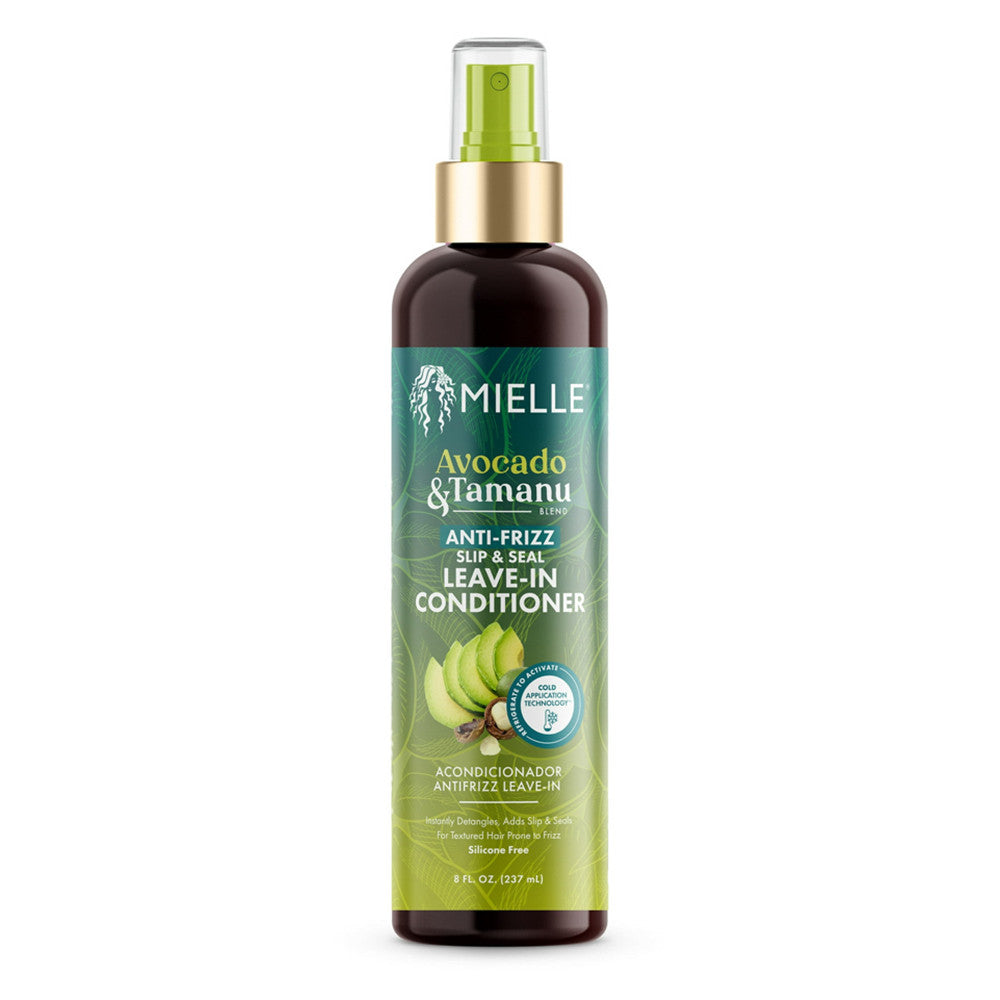 Mielle Avocado and Tamanu Anti Frizz Slip and Seal Leave In Conditioner, 8 Oz