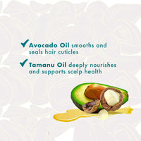 Mielle Organics Avocado and Tamanu Anti Frizz Curl Perfector Cream, 12 Oz