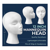 LeHost Mannequin Head, 1 Ea