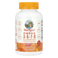 Mary Ruths Omega 3-6-7-9 Peach Mango Apricot Gummies, 120 Ea