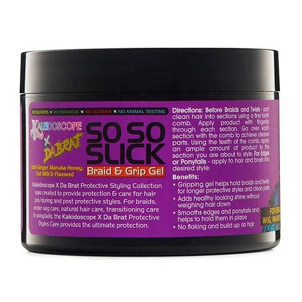Kaleidoscope Da Brat So Slick Braid Grip Hair Gel, 8 Oz