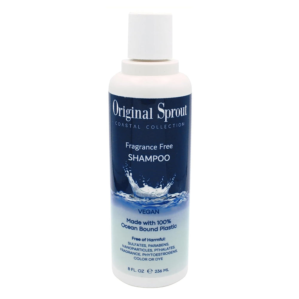 Original Sprout Coastal Collection Fragrance Free Vegan Shampoo 8Oz (236ml)