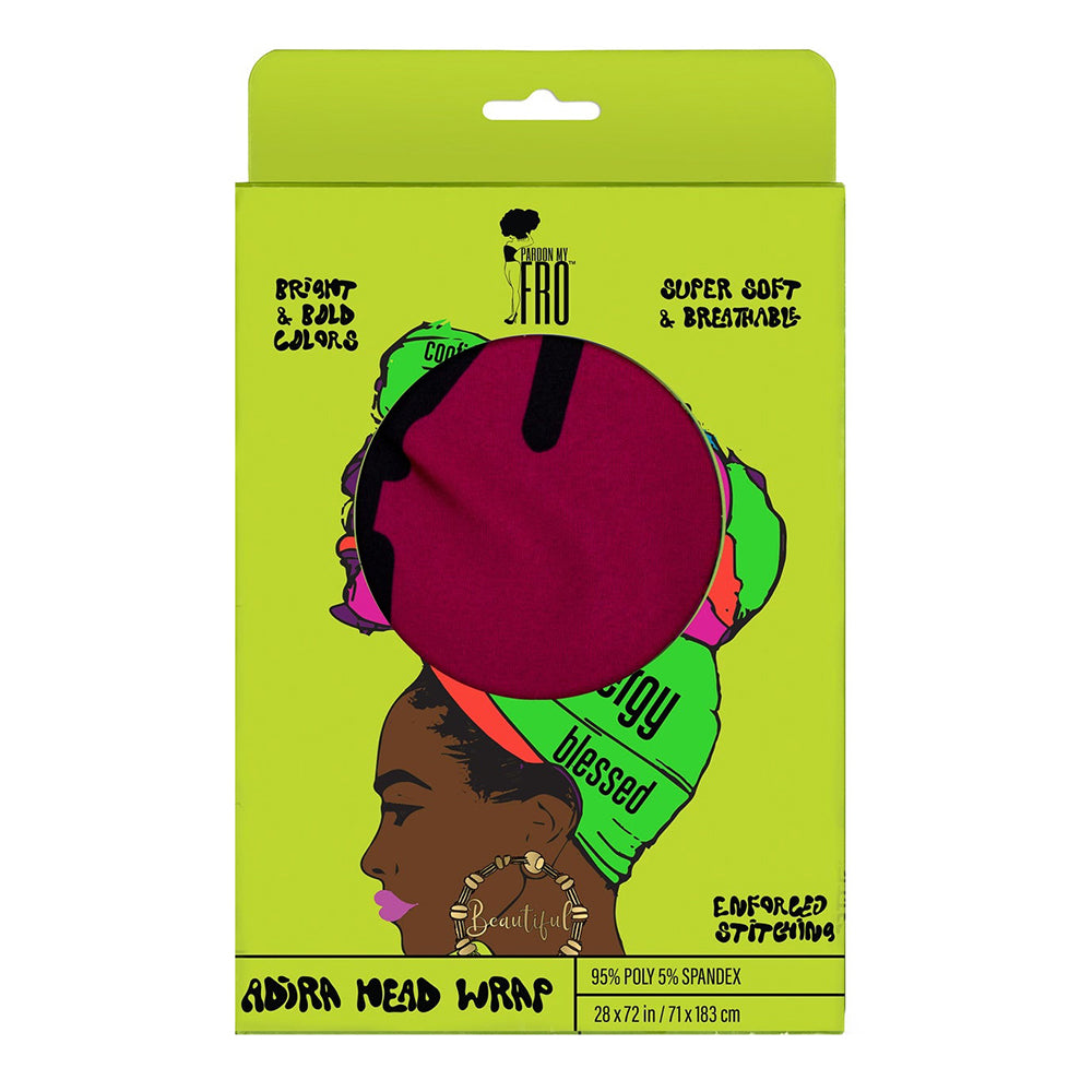 Pardon My Fro Adira Head Wrap Super Soft and Breathable 1Ea