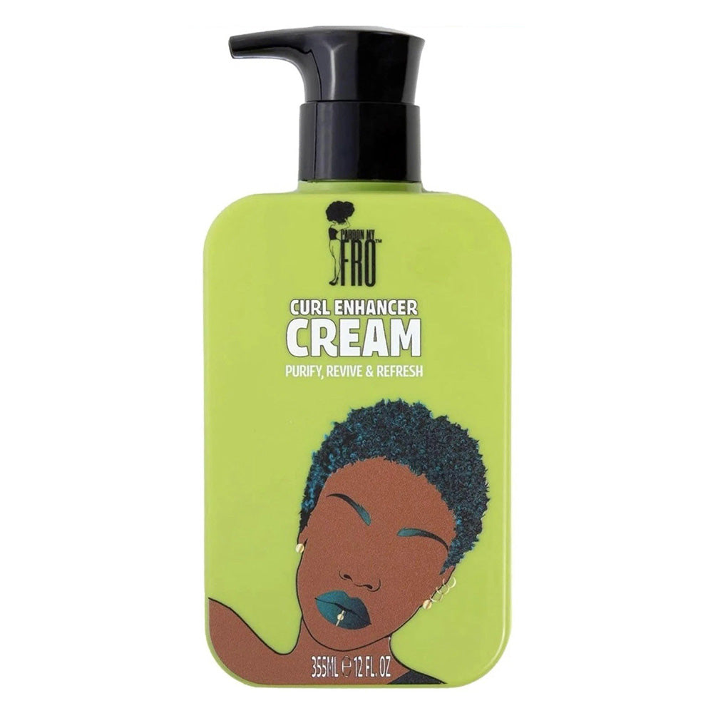 Pardon my fro Curl Enhancer Cream for Purify Revive and Refresh 12Oz (355ml)