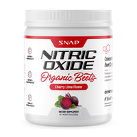 Snap Nitric Oxide Organic Beets for Heart Health, Cherry Lime, 8.8 Oz