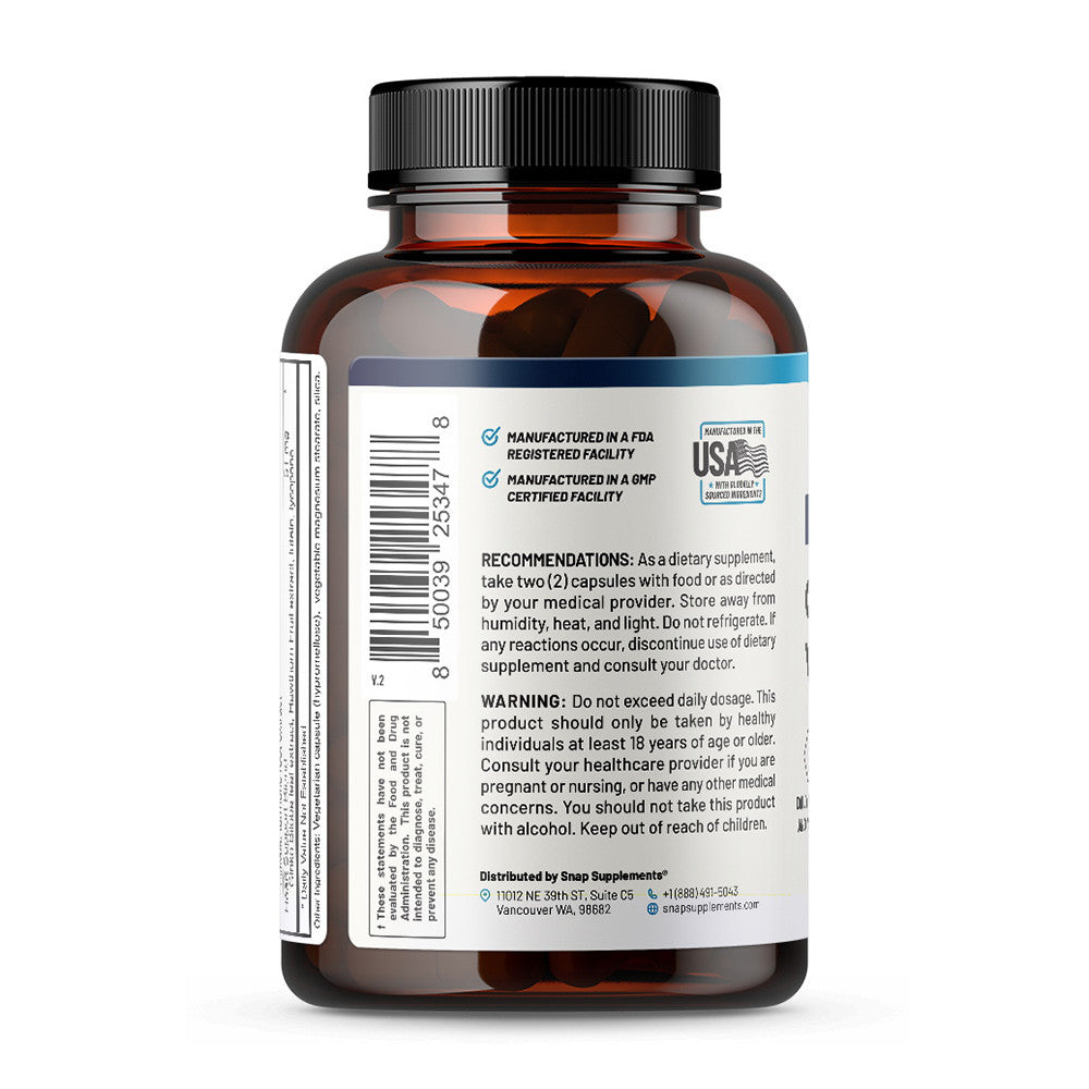 Snap Mens Daily Multivitamin Capsules, Energy and Immune Support, 60 Ea