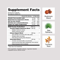 Snap Prostate Health Capsules, Support Prostate, Urinary Tract Health and Immune, 90 Ea