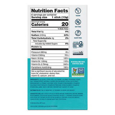 Liquid I.V. Hydration Multiplier Sugar Free Electrolyte Drink Mix, Green Grape Flavor, 0.45 Oz