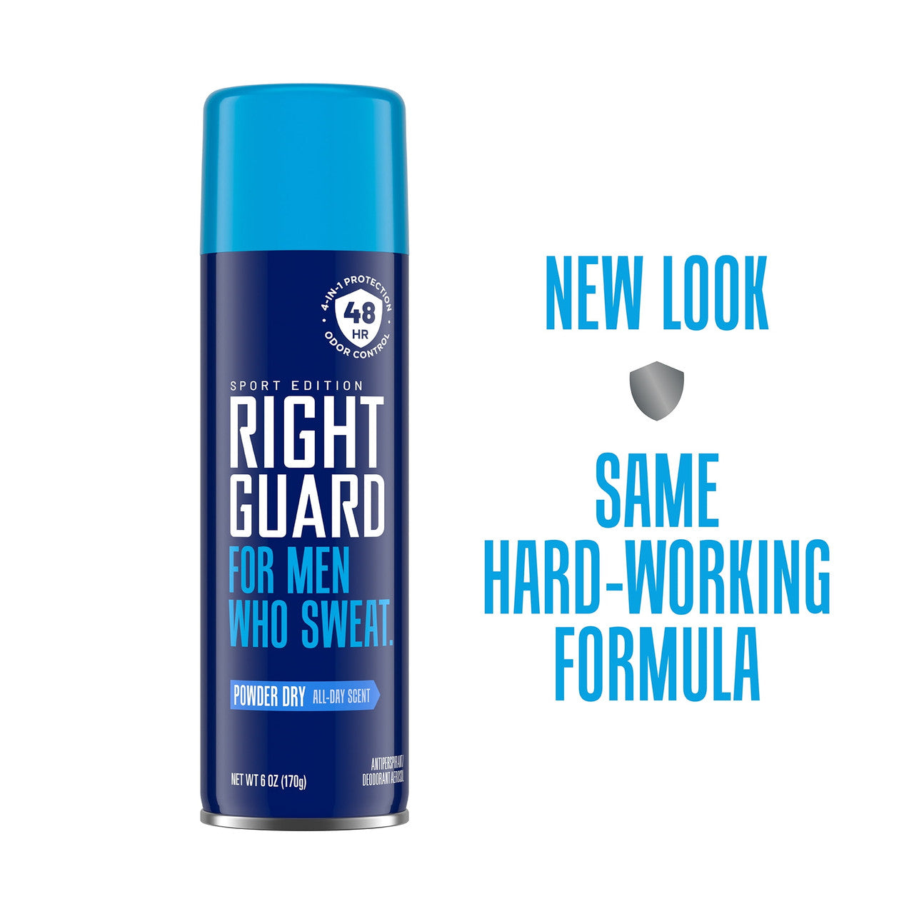 Right Guard Sport Antiperspirant Deodorant Aerosol Spray, Powder Dry, 6 Oz