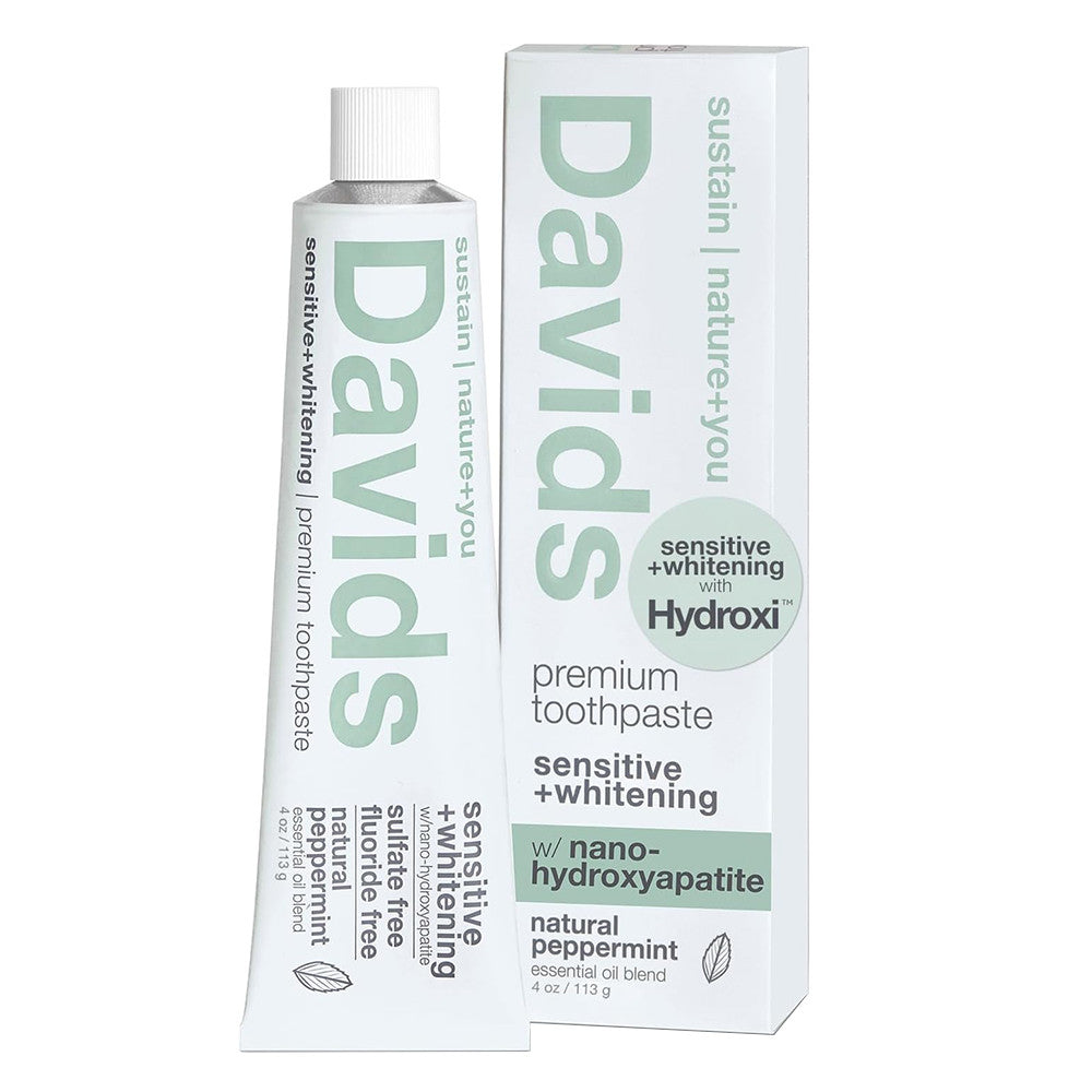 Davids Sensitive Whitening With Hydroxi Toothpaste, 4 Oz